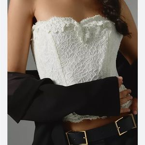 NWT LoveShackFancy Arno Bustier